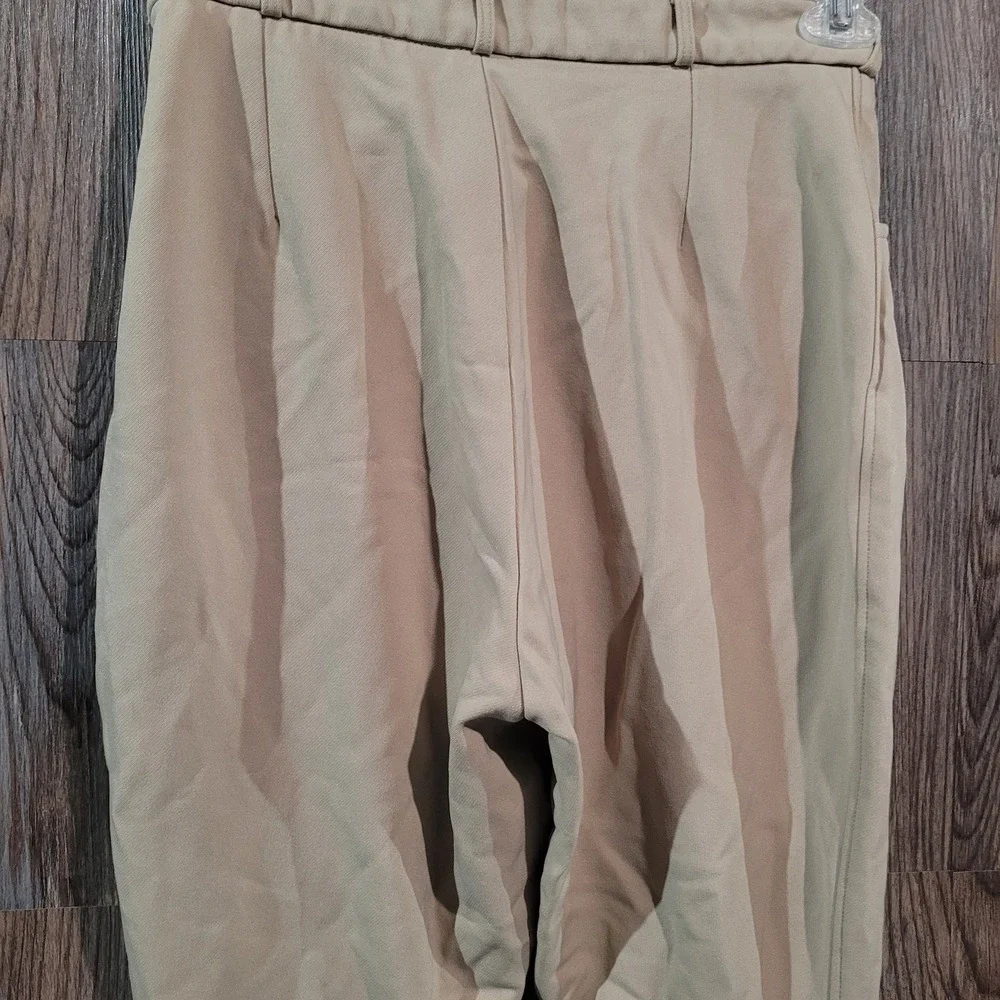 Pikeur Knee Breeches Size 30 x 26.5 Beige Side Zip Adjustable Ankle Equestrian